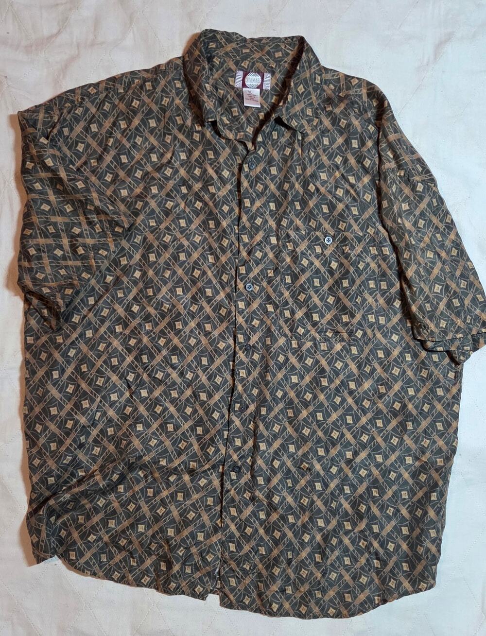 Vintage 80's Chiamare Silk Shirt